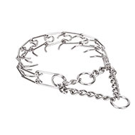 "Anti-Aggressor" Stainless Steel Pinch Collar for Medium and Large Dogs - 1/8 inch (3.25 mm) link diameter "Anti-Aggressor" Stainless Steel Pinch Collar for Medium and Large Dogs - 1/8 inch (3.25 mm) link diameter